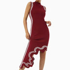 Dulce Asymmetrical Knit Dress for Women Everyday Fashion Pick