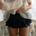 Asymmetrical Lace Patchwork Skirt