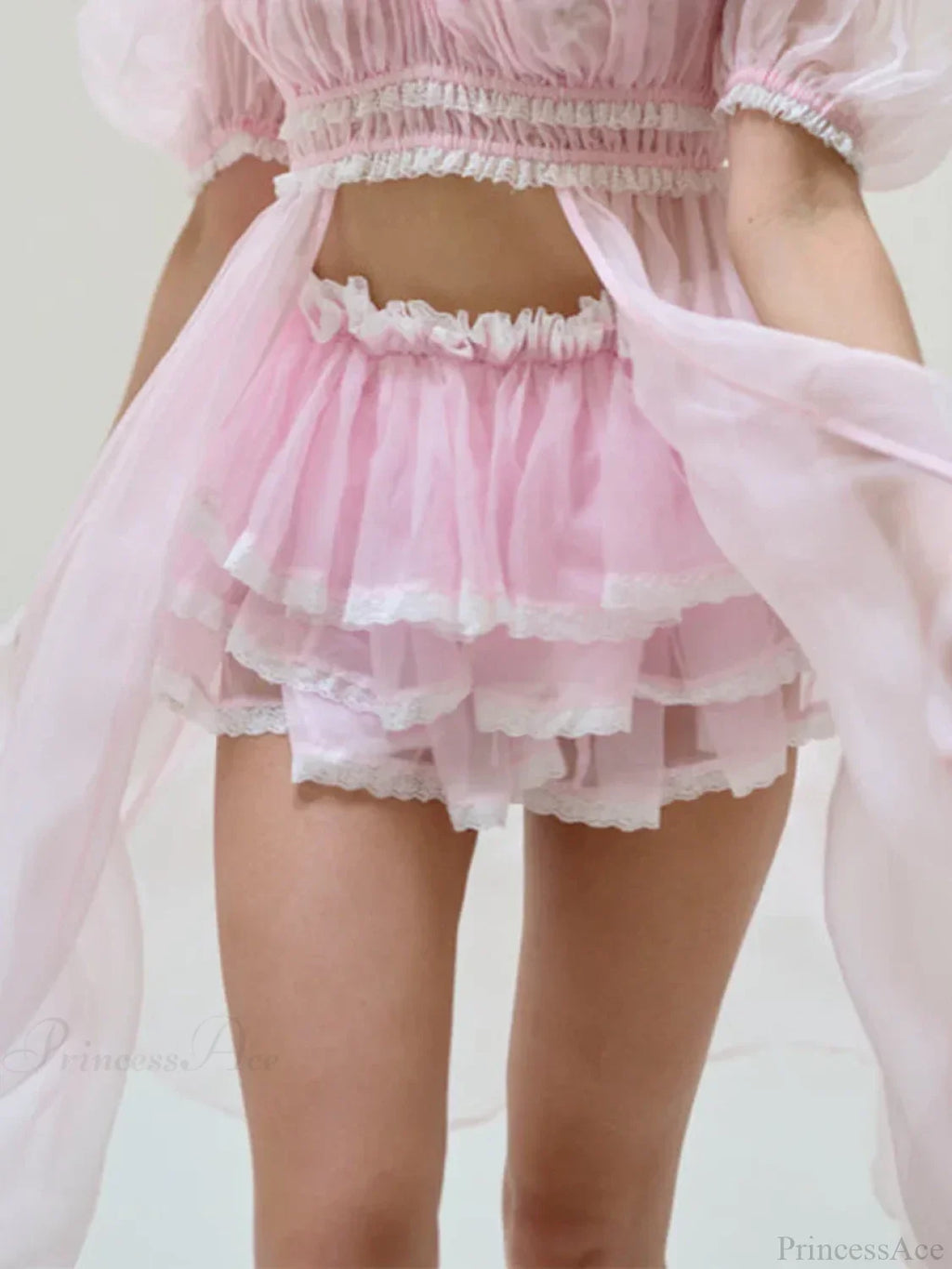 Asymmetrical Lace Patchwork Skirt