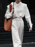 Athleisure Charming Drawstring Hoodie