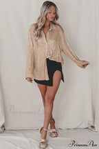 Attention Seeker Stylish Sequin Top