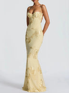 Aurelia Floral Print Maxi Dress