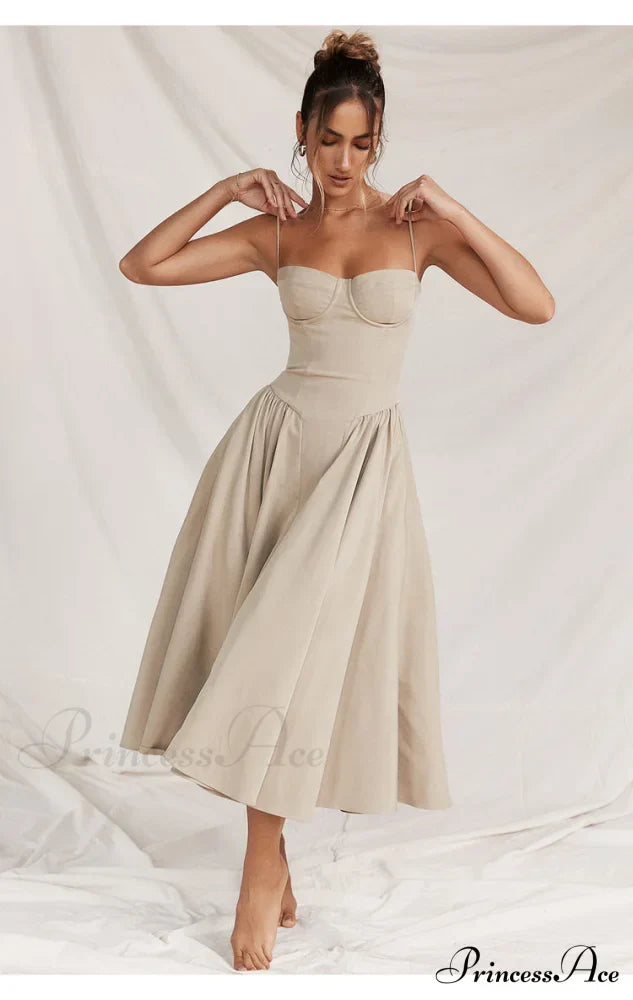 Aurora Midi/Maxi Stylish Bustier Corset Dress