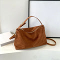 Autumn Winter Matte Suede Cow Leather Handbag