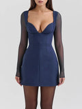 Ava Long Sleeve Mini Dress