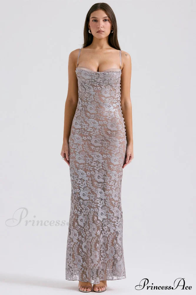 Azzurra Rose Stylish Lace Dress