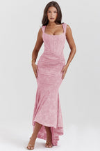 Boned Tailored Mermaid Formal Dress