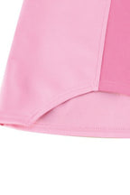 Colorblock Cami Waist-Cinching Mini Party Dress