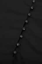 Pleated A-Line Gothic Dress