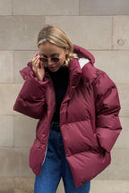 Relaxed Fit Quilted Longline Coat