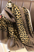 Elegant Imitation Silk Oversized Shawl Scarf