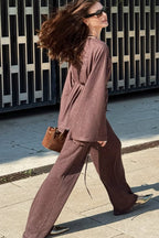 Relaxed Loose Casual Two Piece Set