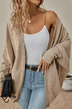 Autumn-Winter New Solid Color Midi Knit Cardigan
