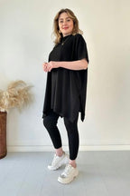 Fresh and elegant knitted two-piece set