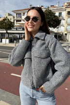 Oversized Tweed Casual Jacket