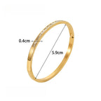 Vintage Rhinestone Studded Cuff Bracelet