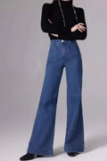 Flared Design Loose Fit Jeans