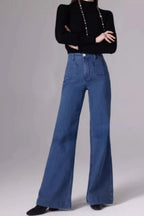 Flared Design Loose Fit Jeans