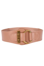 Retro Style Waist-hugging Wide Leather Belt