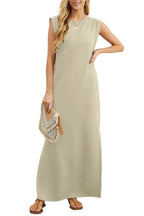 Women's Casual Loose Split Wrinkle-Free Maxi Dress