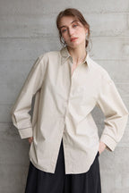 High Density Cotton Collared Blouse