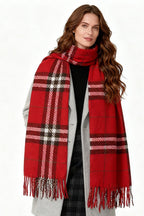 Checkered Warm Scarf