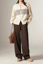 Vintage Jacquard Knit Sweater
