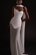 Stretch Tulle Bandage Mesh Formal Dress