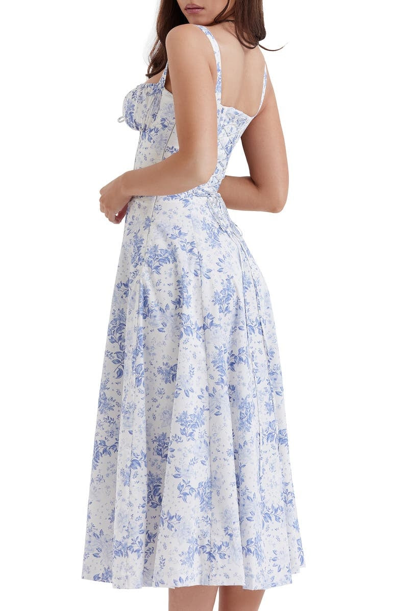 Fiorella Elevated Midi Corset Dress Premium Wardrobe Essential