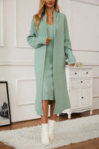 Minimalist Knit Two Piece Skirt Set