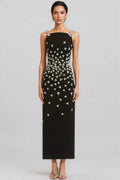 Austin Black Strapless Sequin Maxi Dress
