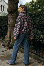 Floral Fleece Warm Fuzzy Sweatshirt