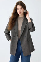 Woolen Casual Suit Blazer