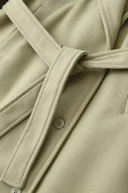 Vintage Double Breasted Belted Overcoat