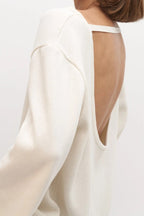 Loose Fit Backless Sweater