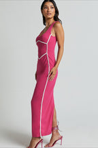 Sexy Tank Colorblock Pencil Bodycon Dress