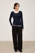 Thermal Blend Slim Knit Top