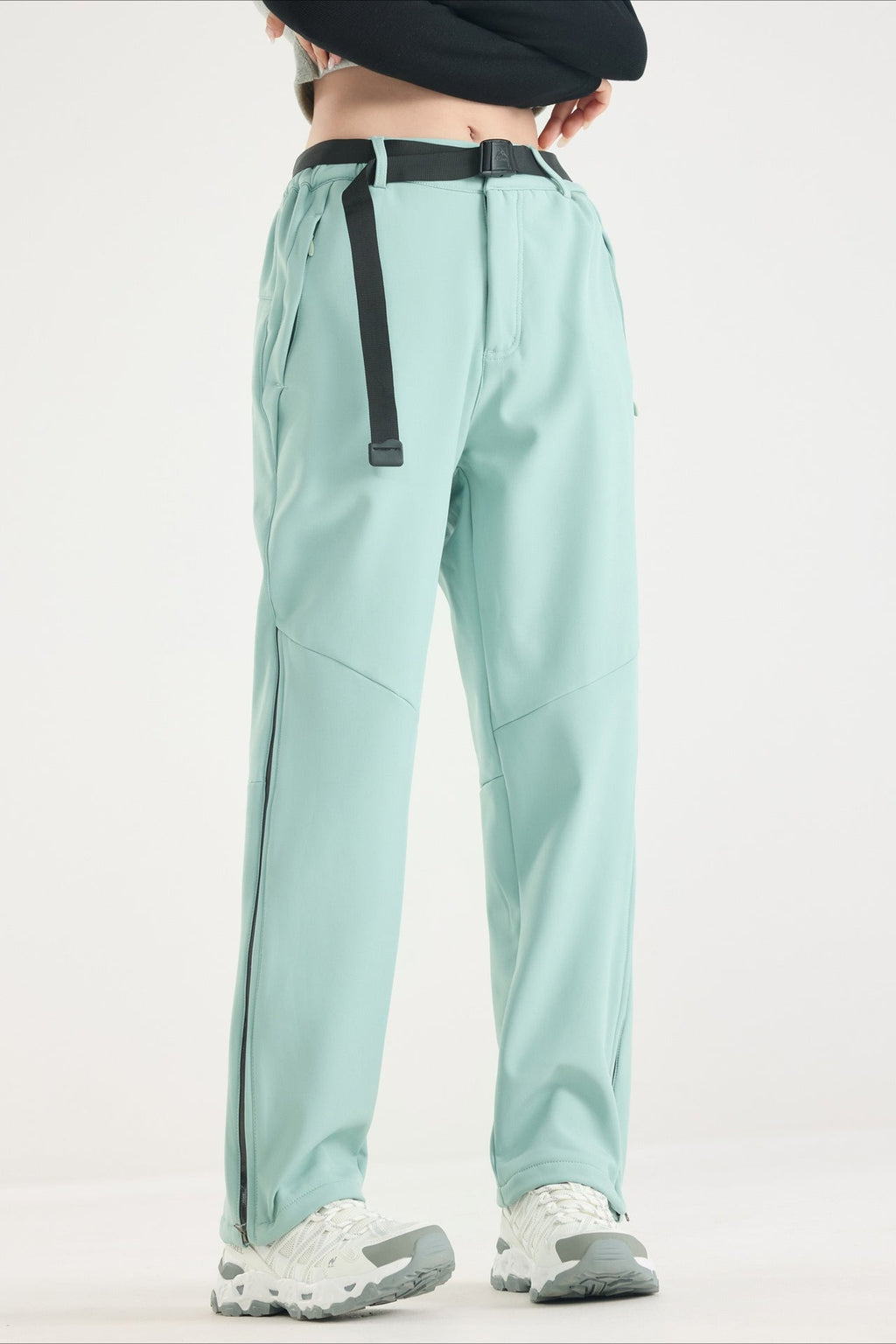 Waterproof Solid Zip Thermal Cargo Pants