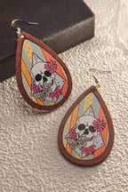 Halloween Horror and Fun Series Wooden Earrings