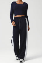 Color Block Yoga Knit Pants