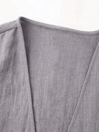 Double Breasted Elegant Kimono Outerwear