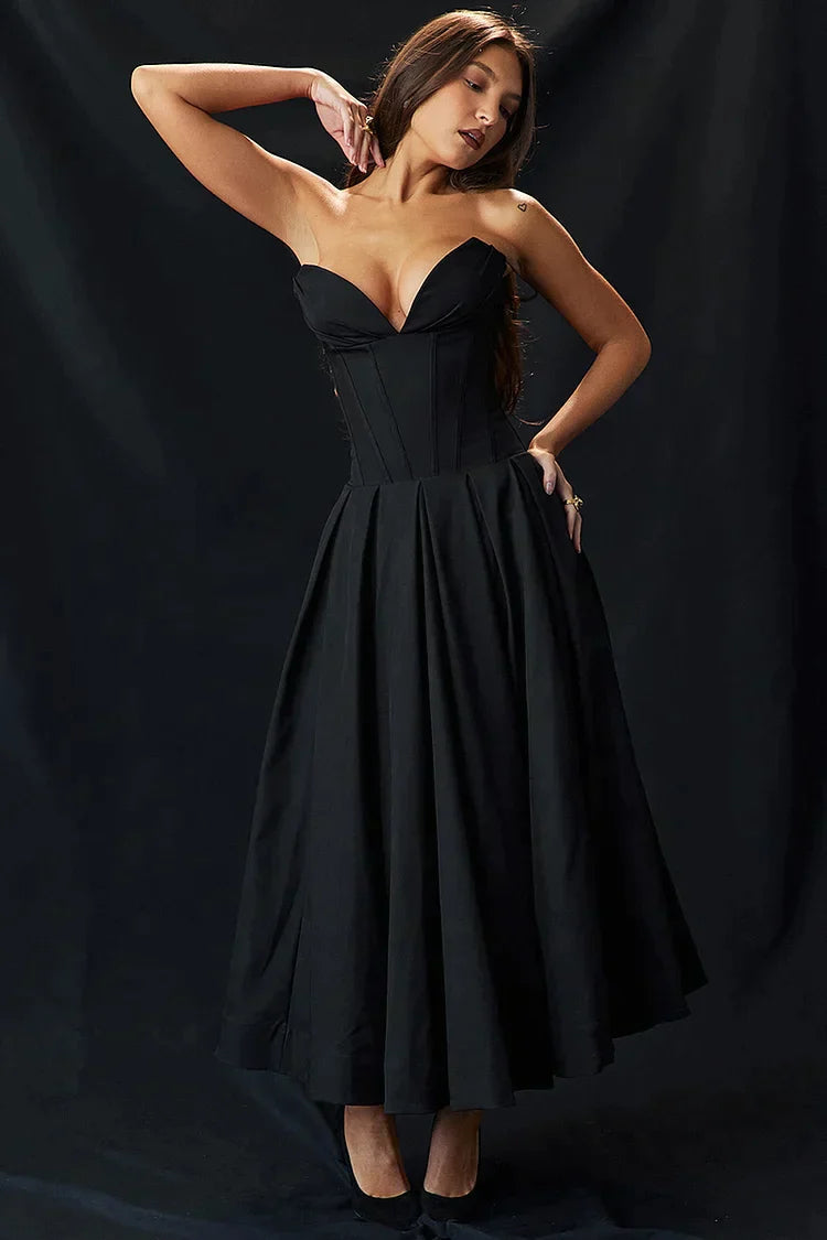 Florencia Exclusive Women's Strapless Dress Statement Occasion Edit