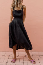 Melanie Elevated Midi Dress Premium Wardrobe Essential