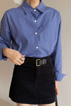 Retro Corduroy A-Line Skirt