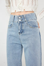 Auria Light Blue Ankle Jeans