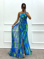 Rose Chiffon Maxi