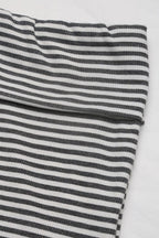 Striped Tube Top Crop Top Pants Set