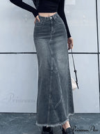 Back Slit Graceful Bodycon Skirt