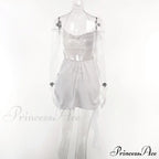 Backless Cowl Neck Charming Flower Frill Mini Dress