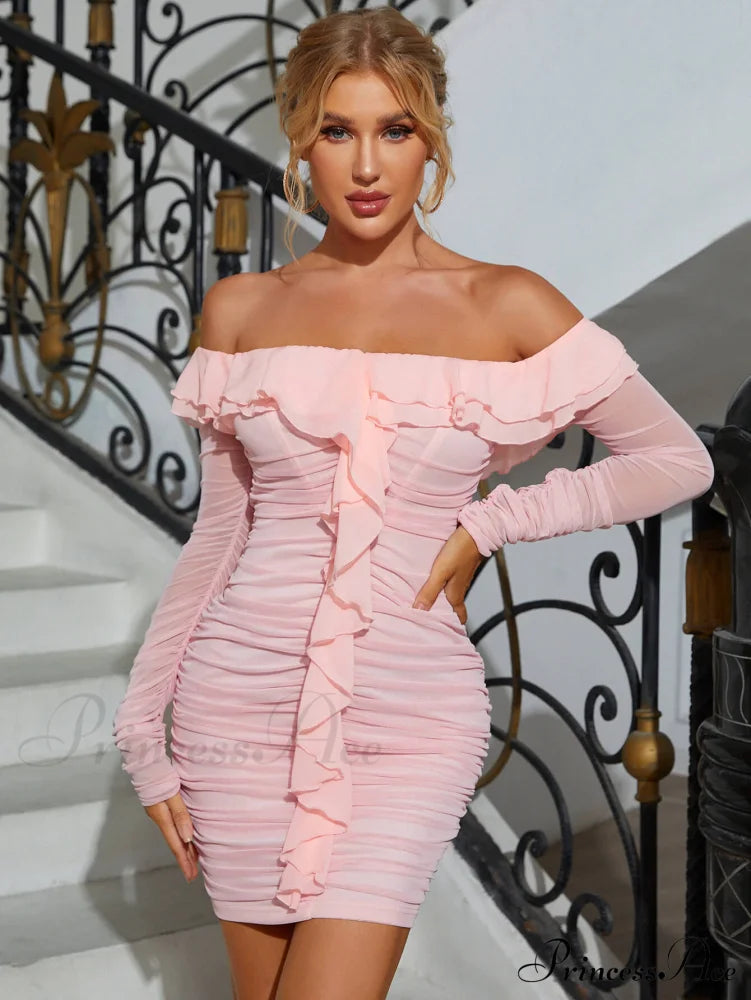 Backless Hollow Graceful Out Slit Dress